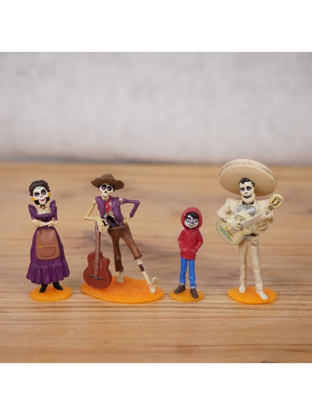 Disney Pixar Coco Deluxe Figurine Set Of 4 PVC Cake Topper